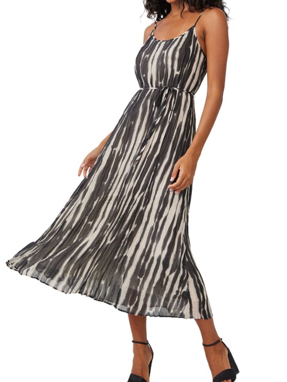 Bella Dahl - Midi Pleated Cami Dress, Size L